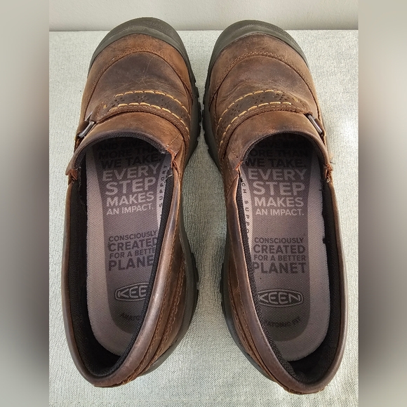 KEEN Kaci ll Womens Brown Leather Slip On Shoes - Picture 8 of 10